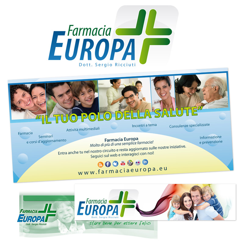 2012 - Logo and Advertising - Farmacia Europa